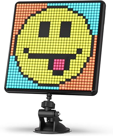 Smart Screen Display Frame, Car Rear Window LED Screen Light, Pattern Animation Scrolling Programmable LED Light , LED Screen, Portable Car Dashboard Screen , App control led Display Screen - Kalesh Monk