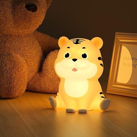 Baby Tiger Silicone Led Night Lamp