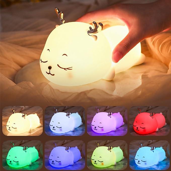 Silicone Deer Touch Lamp Night Light - Kalesh Monk