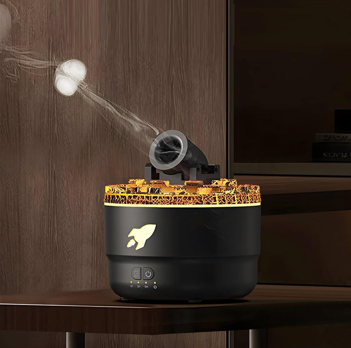 Plastic Cannon Blast Aroma Humidifier Diffuser For Home, Office | Ultrasonic Barbette Diffuser