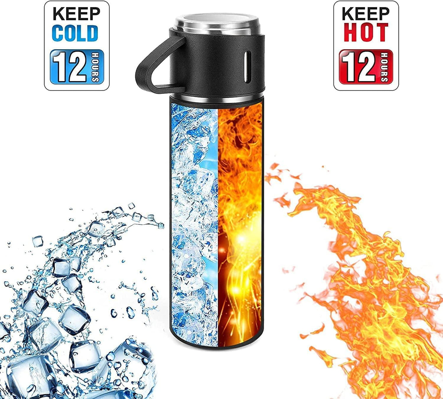 Water Bottle Flasks, Stainless Steel, Leak-Proof Thermos