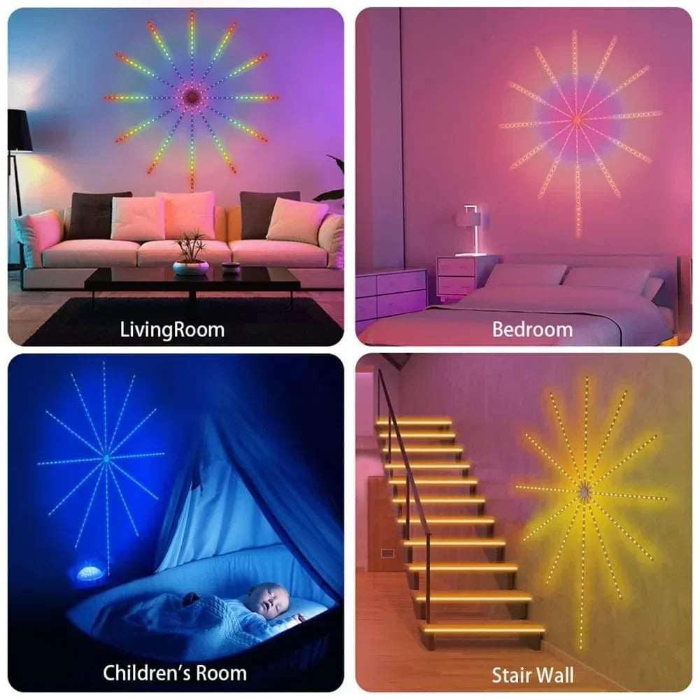 Smart Firework Lights with Remote/APP Control - Kalesh Monk