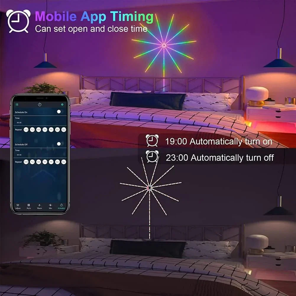 Smart Firework Lights with Remote/APP Control - Kalesh Monk