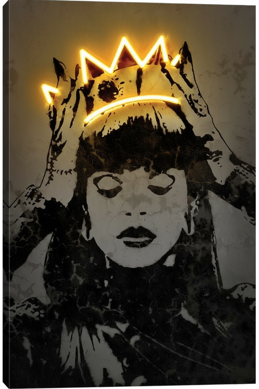 RIHANNA NEON LED WALL ART