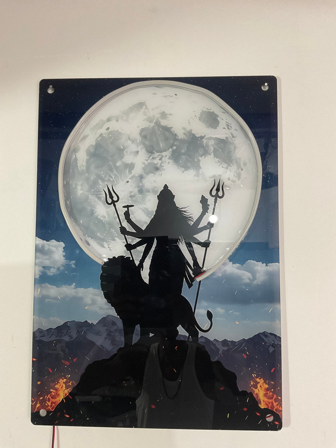 MAA DURGA LED PHOTO FRAME[ACRYLIC]