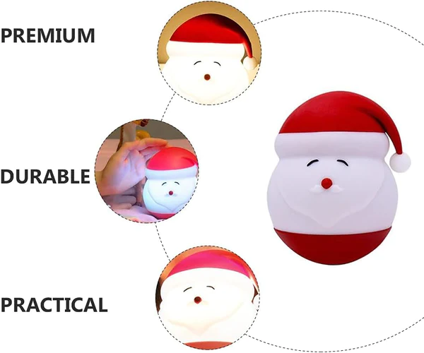 Santa Night Light for Kids,7 Colour Changing Baby Night Light - Kalesh Monk