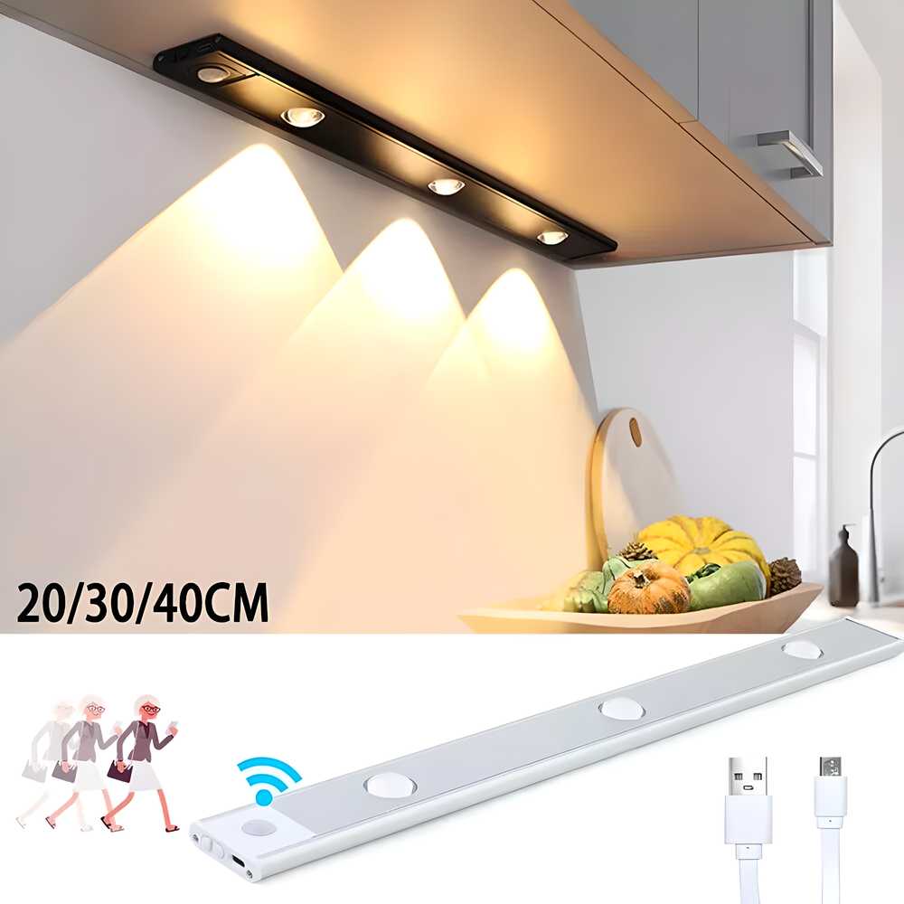 LED PIR Motion Sensor Cabinet With USB Rechargeble - Kalesh Monk