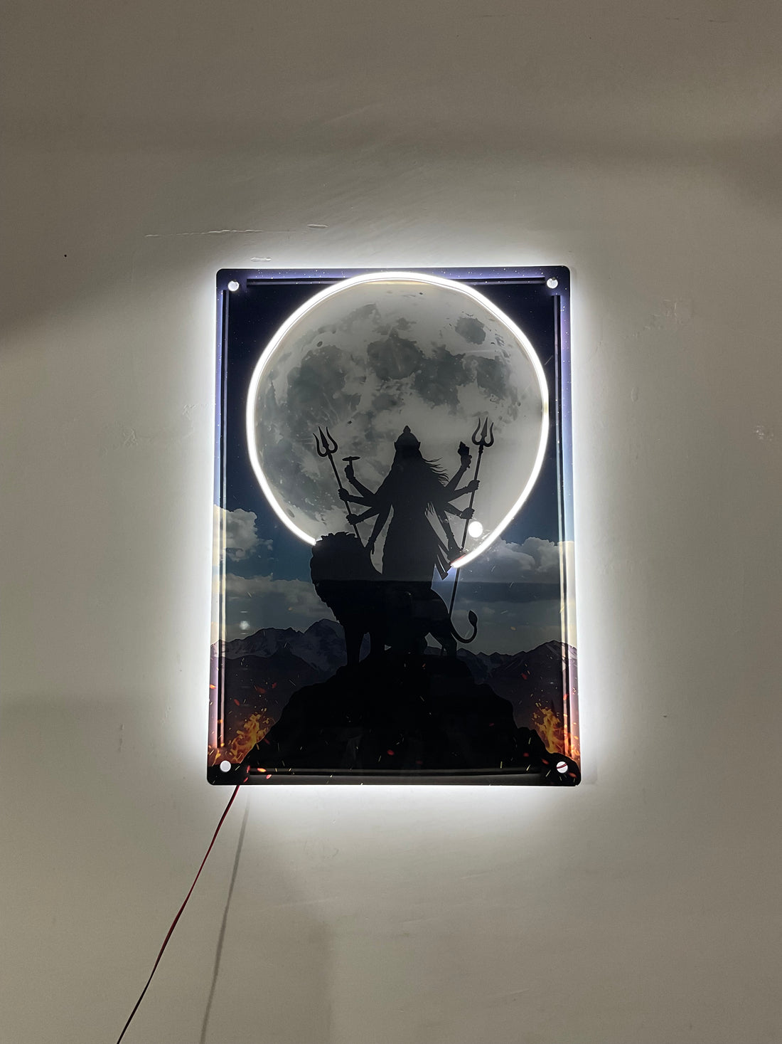 MAA DURGA LED PHOTO FRAME[ACRYLIC]