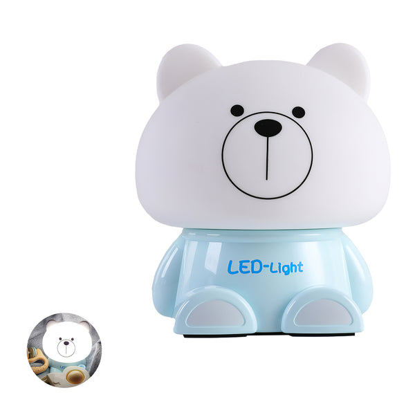 Silicone Teddy Bear Rechargeable LED Night Lamp - Kalesh Monk