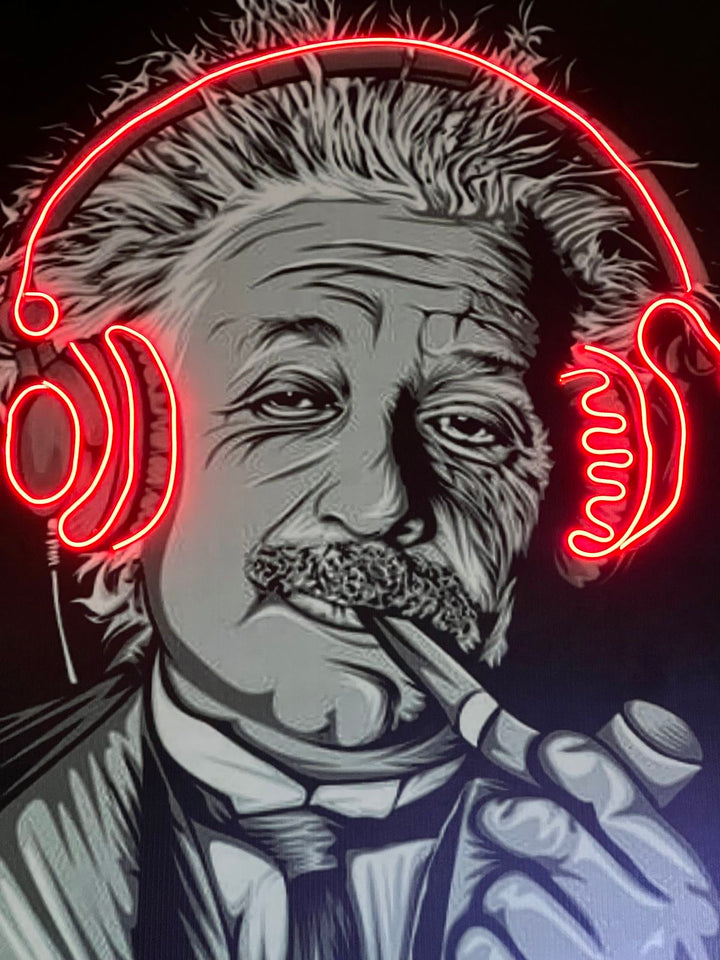 EINSTEIN NEON LED WALL ART