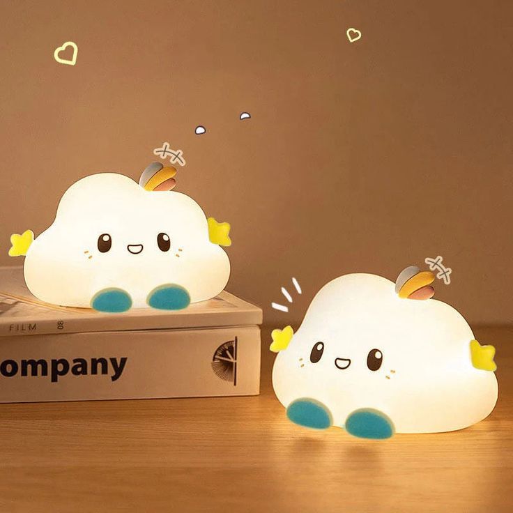 Creative Cloud Night Light Cartoon Soft Lamp Children Bedroom Bedside Night Light Cute Child Graduation Gifts Home Decoration - Kalesh Monk