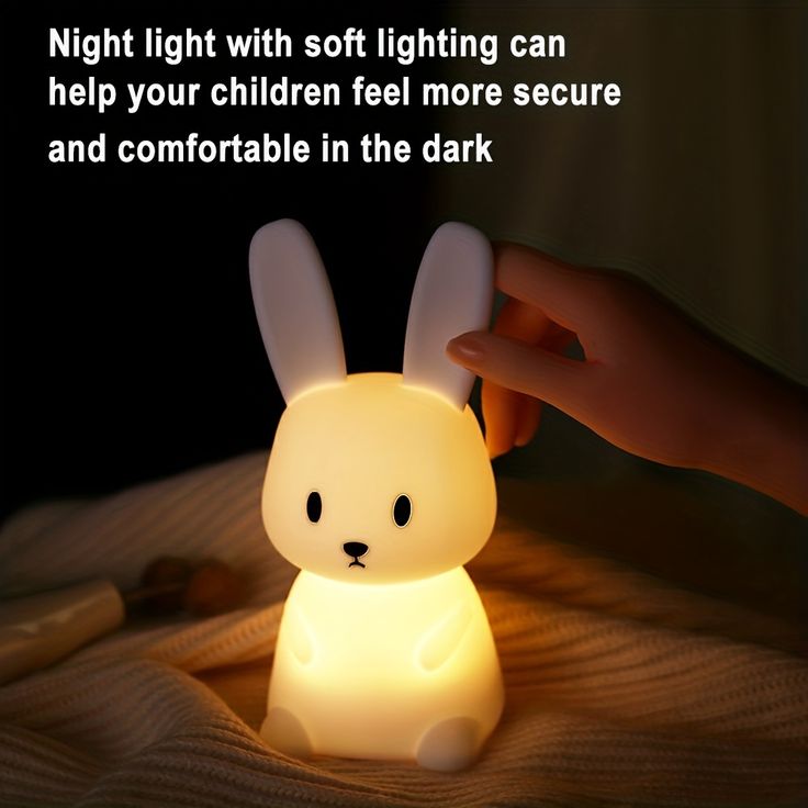 Cute Silicone Bunny Night Light - Kalesh Monk
