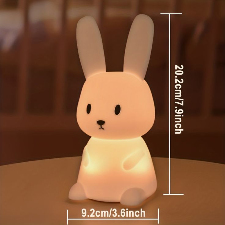 Cute Silicone Bunny Night Light - Kalesh Monk