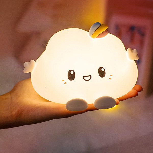 Creative Cloud Night Light Cartoon Soft Lamp Children Bedroom Bedside Night Light Cute Child Graduation Gifts Home Decoration - Kalesh Monk