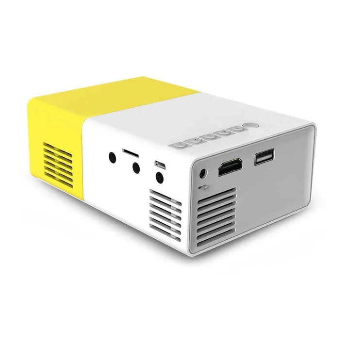Mini Projector, Portable Projector, LED Projector with Remote Control, 1920 x1080P Video Projector with USB/HDMI/AV Interface Support - Kalesh Monk
