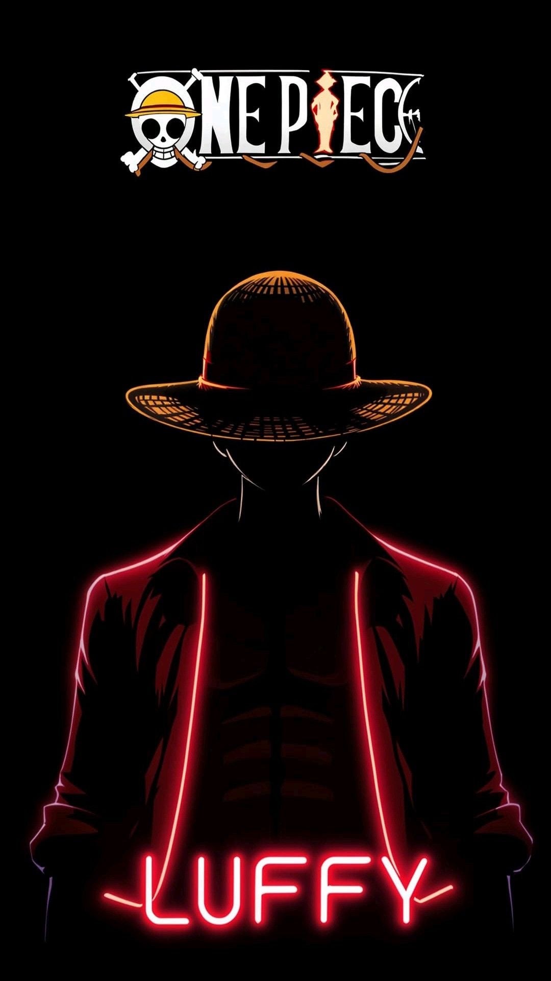 ONE PIECE LUFFY NEON LED WALL ART