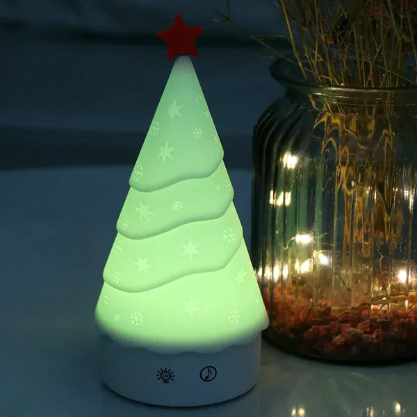 Christmas Tree Touch Sensor Light 7 Color Kawaii Christmas Lamp