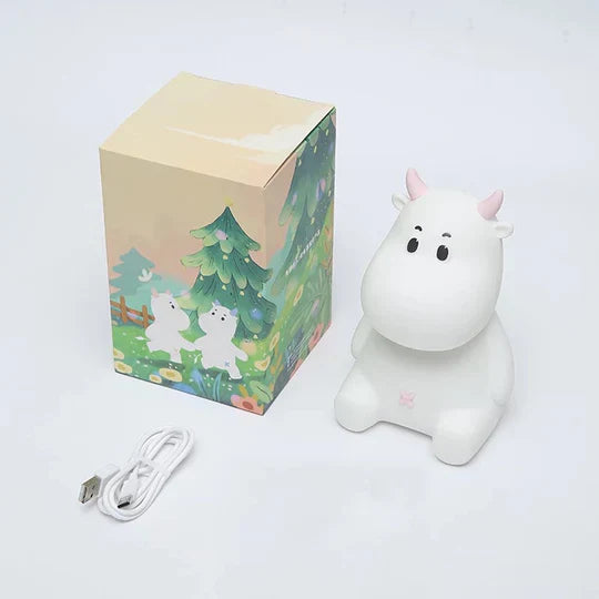 Cow LED Night Lamp Silicon Bedside Table Lamps - Kalesh Monk