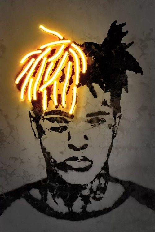 XXX TENTACION NEON LED WALL ART