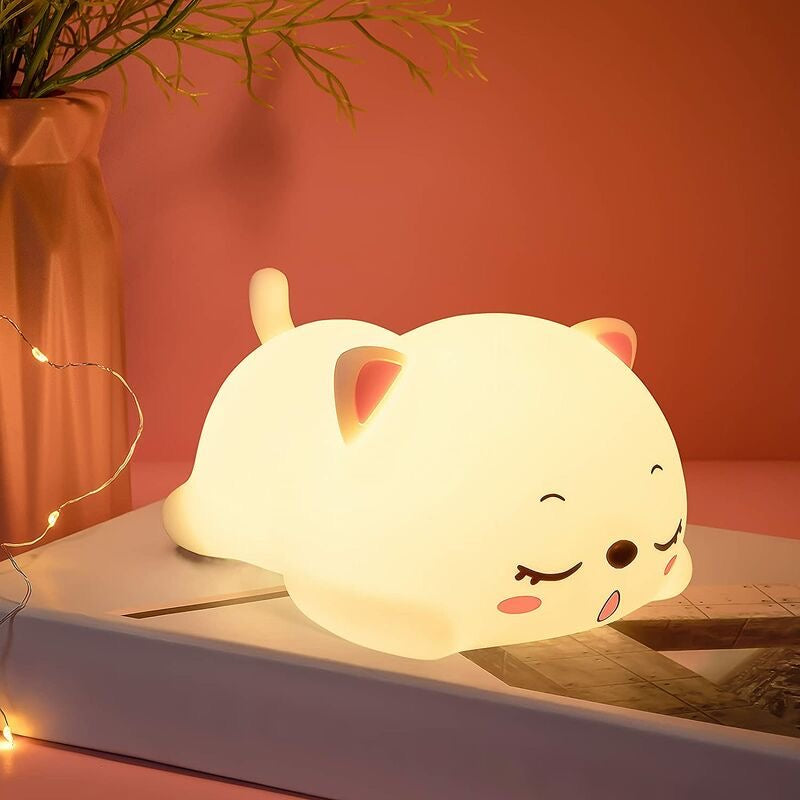 SLEEPING CAT KAWAII LAMP