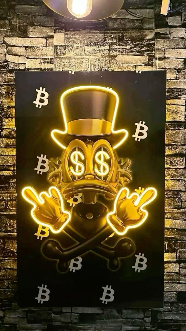 DONALD DUCK NEON LED WALL ART