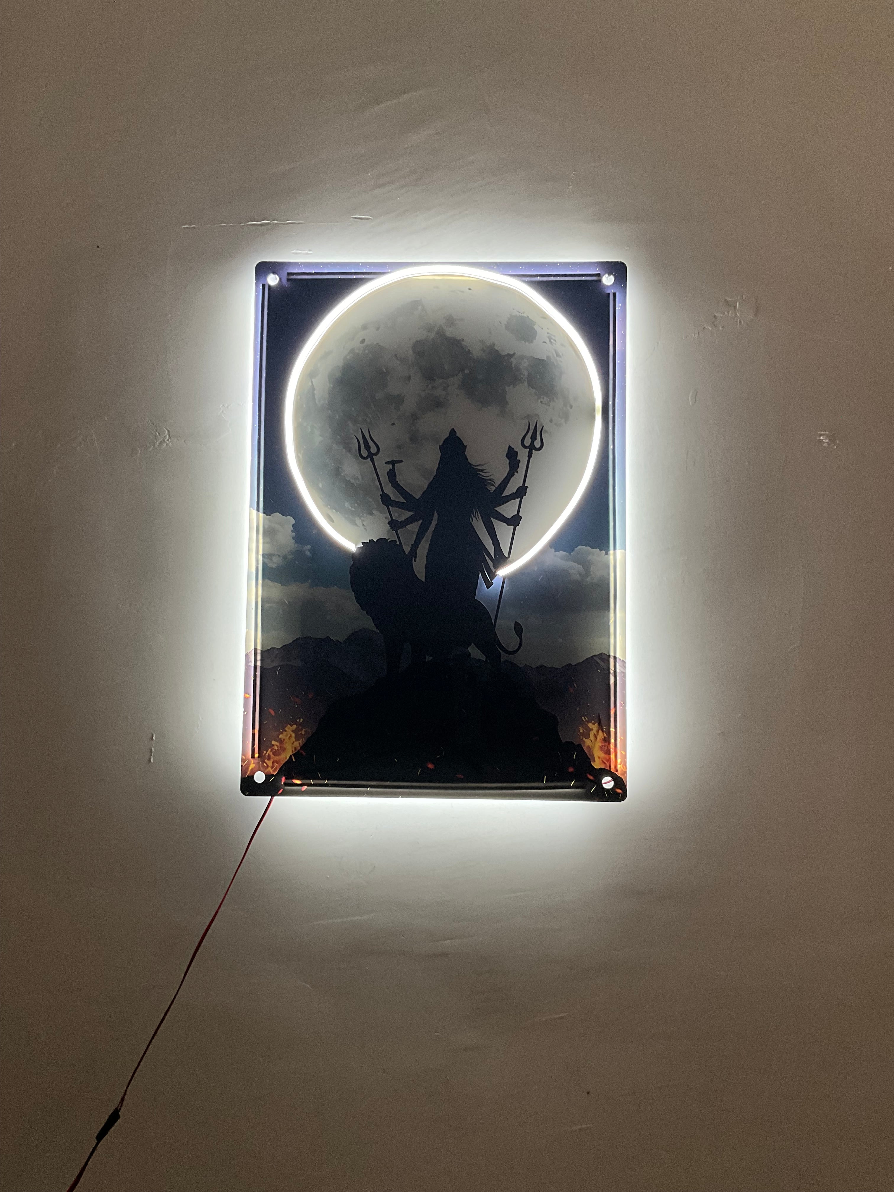 MAA DURGA LED PHOTO FRAME[ACRYLIC]
