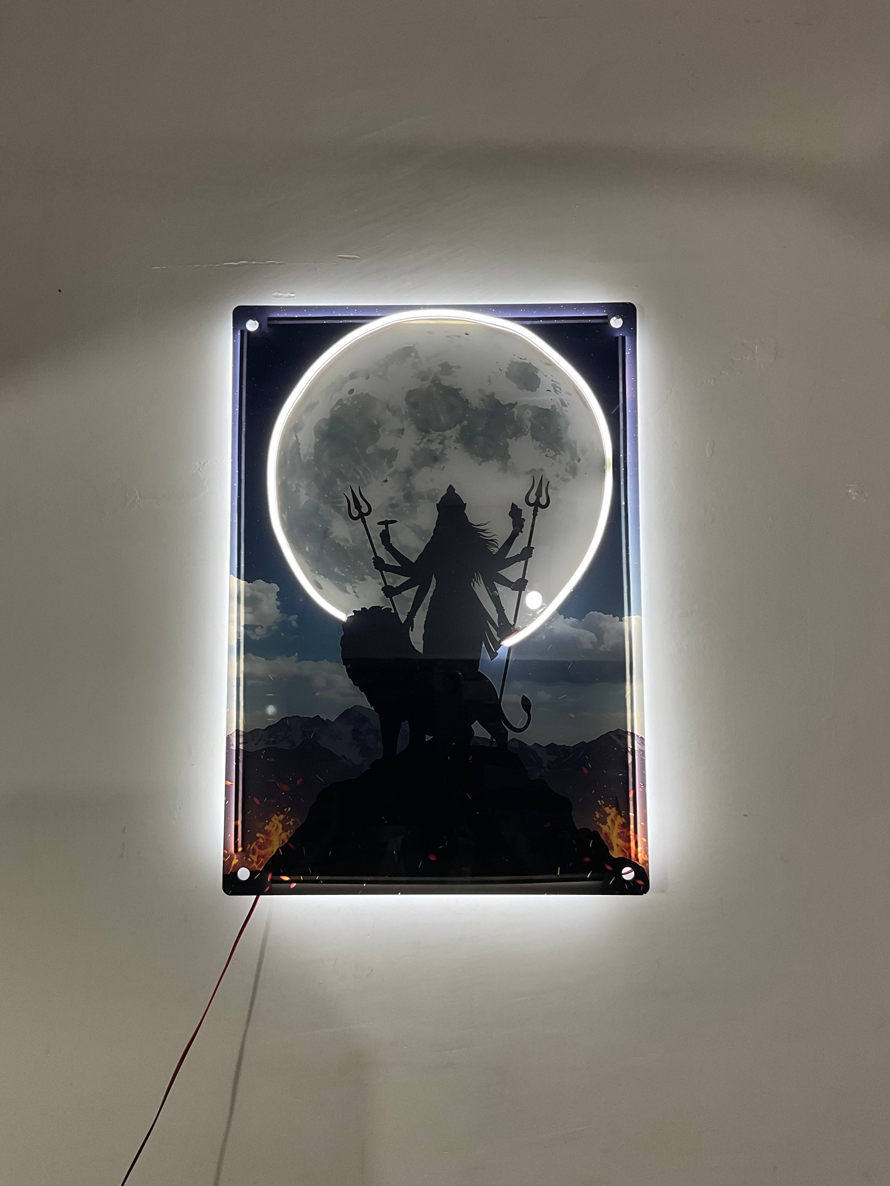 MAA DURGA LED PHOTO FRAME[ACRYLIC]