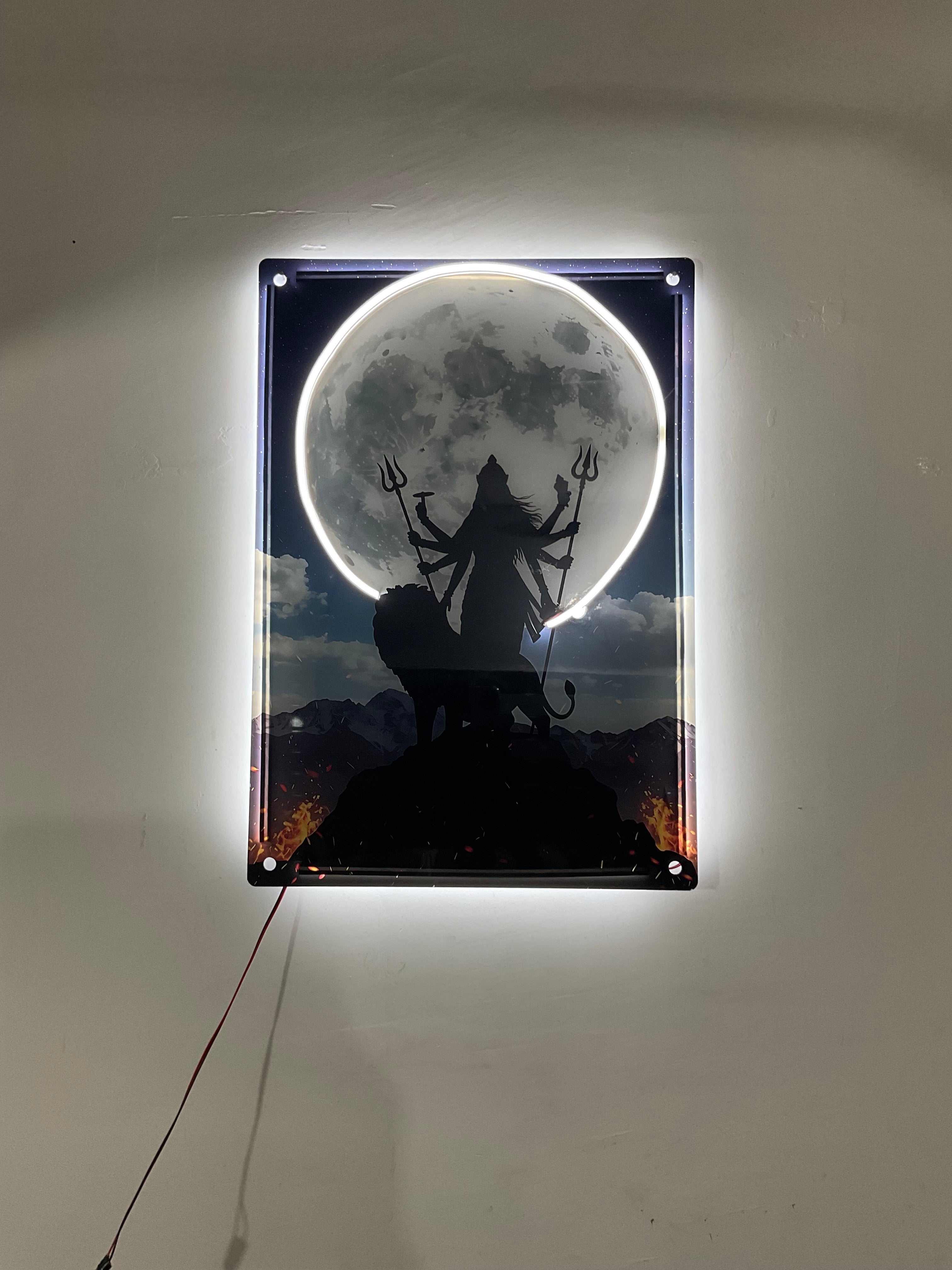 MAA DURGA LED PHOTO FRAME[ACRYLIC]