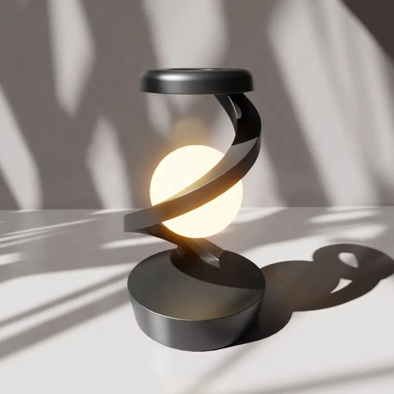 Rotating Wireless RGB Floating Moon Lamp - Kalesh Monk