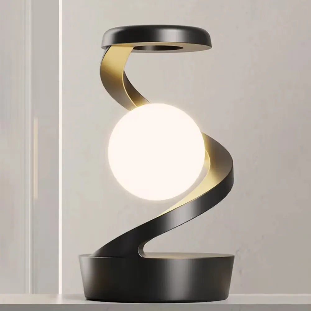 Rotating Wireless RGB Floating Moon Lamp - Kalesh Monk