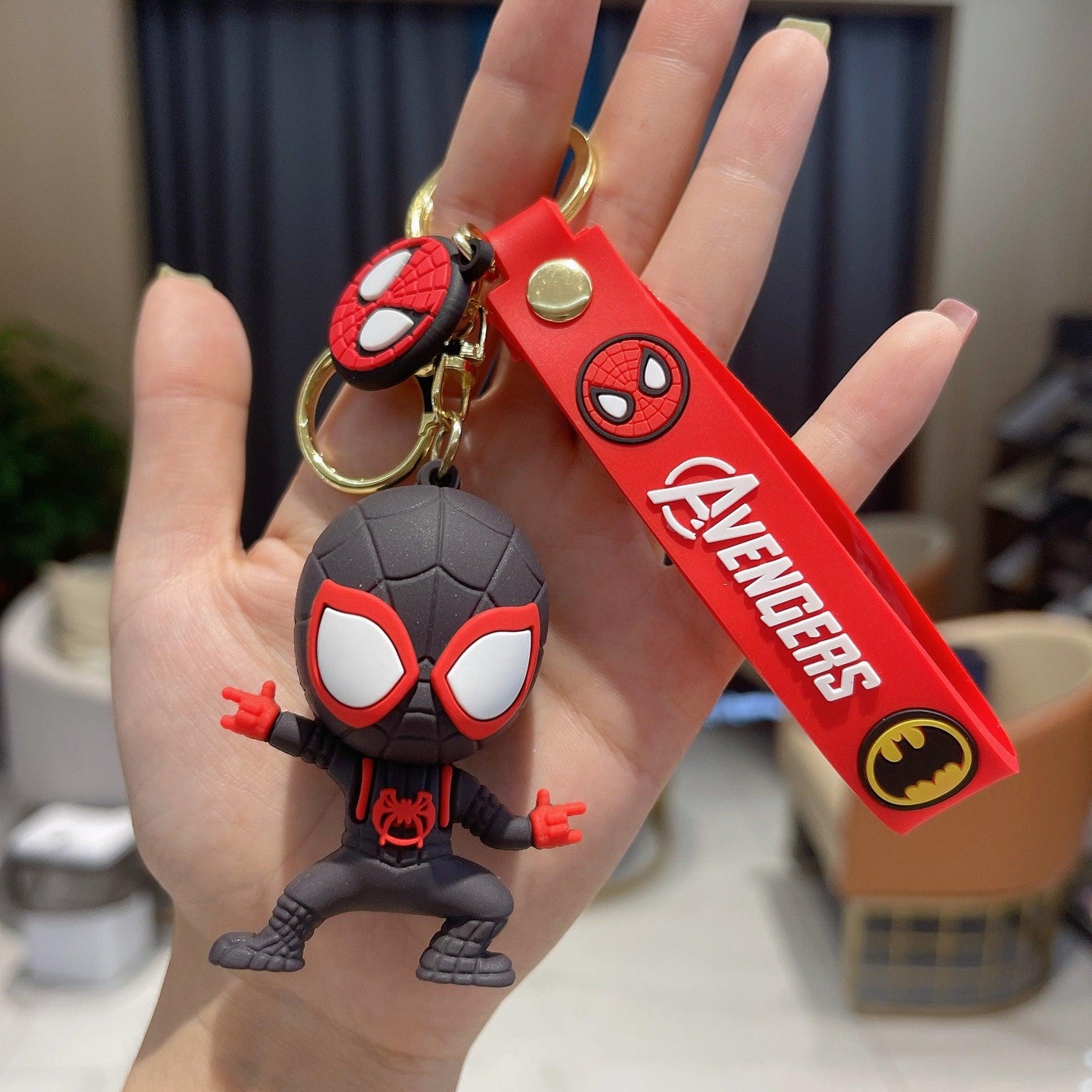 Spiderman Set 3D Keychain (12 Pieces in Packet)