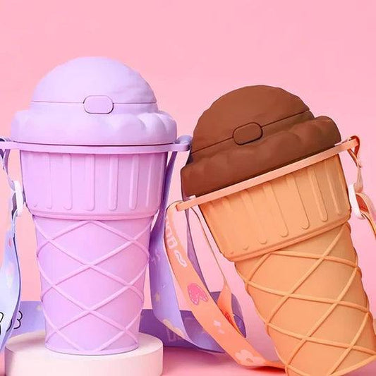 Ice-Cream Cone Sipper Bottle