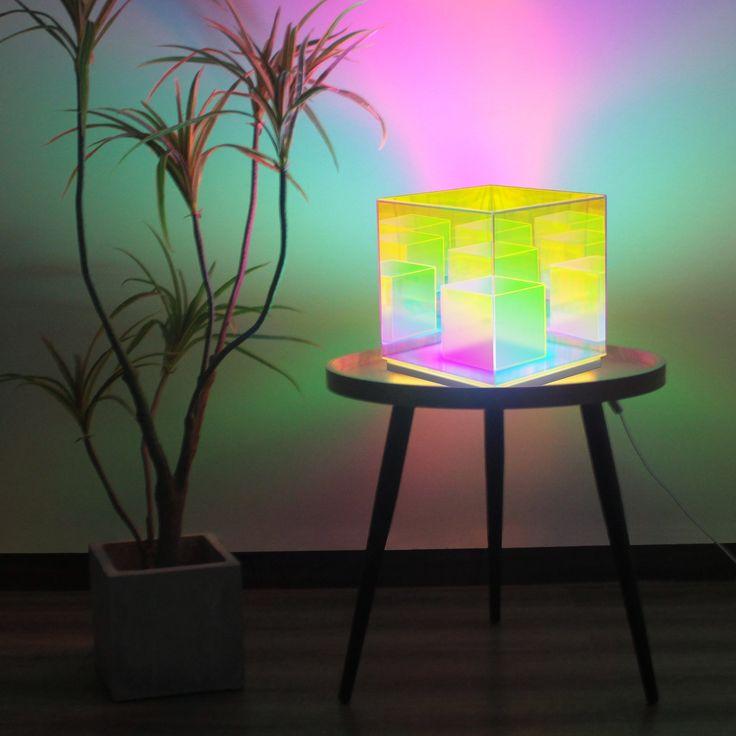 Colour changing table lamp