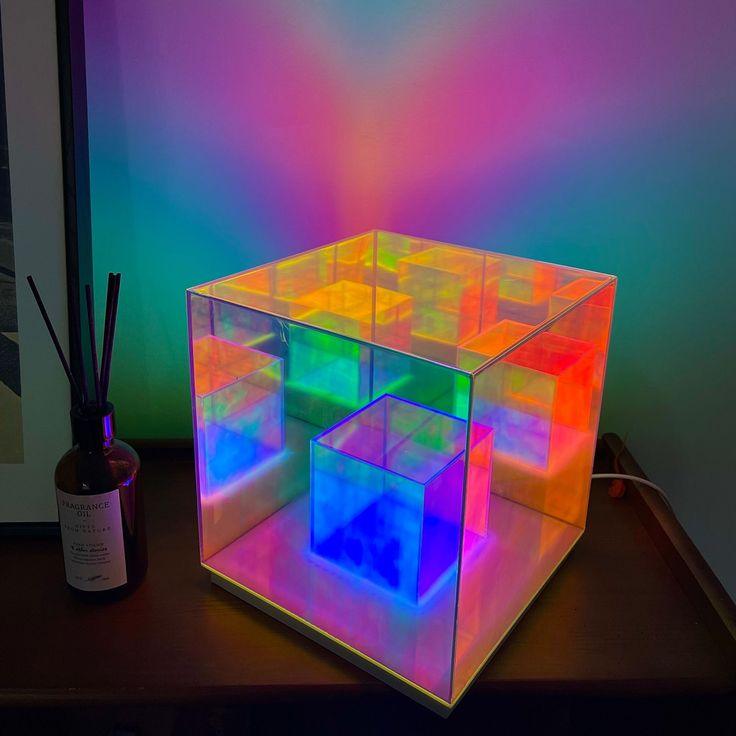 Colour changing table lamp