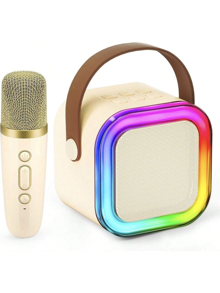 Mini Portable K12 Bluetooth Karaoke Speaker with Wireless Mic, Gifts Toys for Girls and Boys Family Home Party , Birthday Party etc. - Kalesh Monk