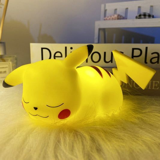 pikachu action figure night light lamp ( pack of 4 ) - Kalesh Monk