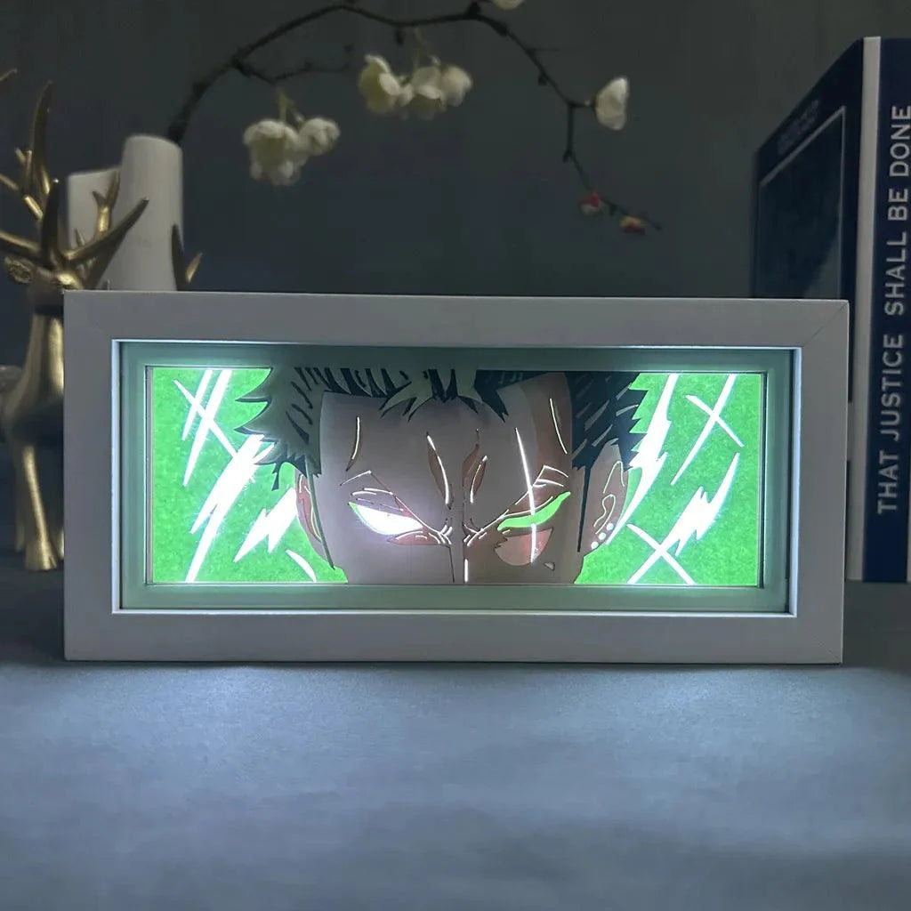 Roronoa Zoro Anime Light Box Lamp