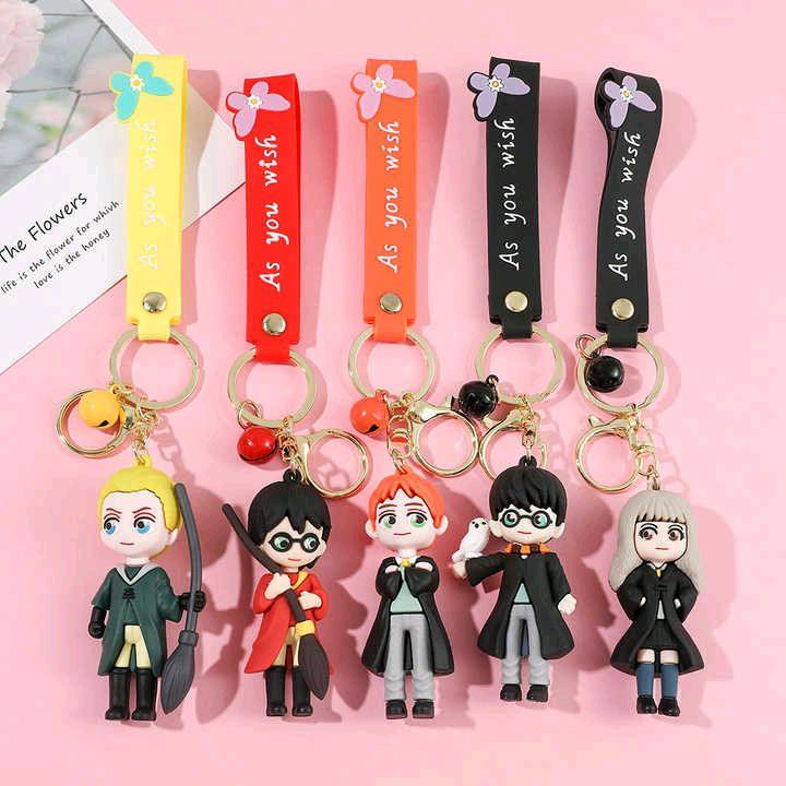 Harry Potter 5 Design set 3D Keychain (12 Pieces in Packet)