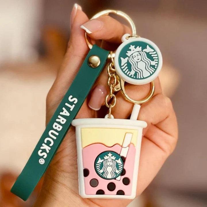 Starbucks 6 Glass Design Set 3D Keychain (12 Pieces in Packet)