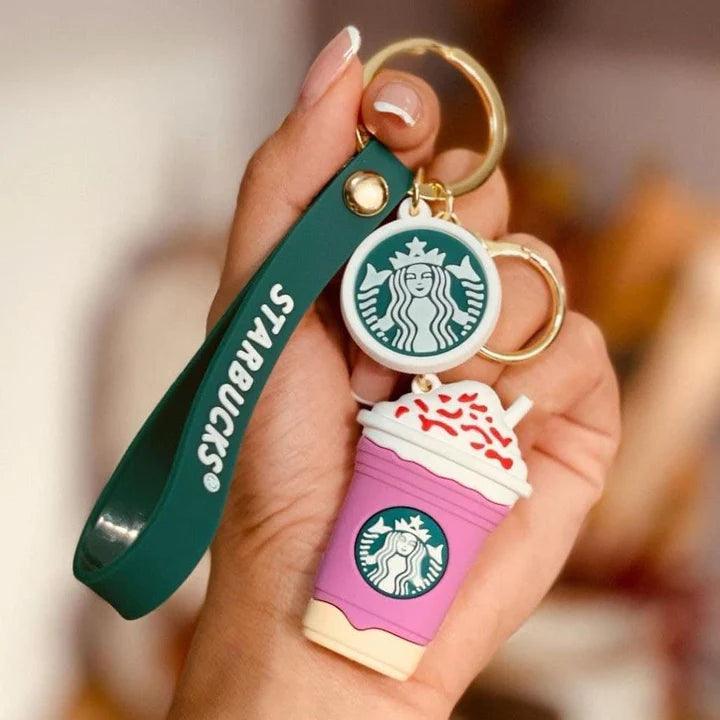 Starbucks 6 Glass Design Set 3D Keychain (12 Pieces in Packet)