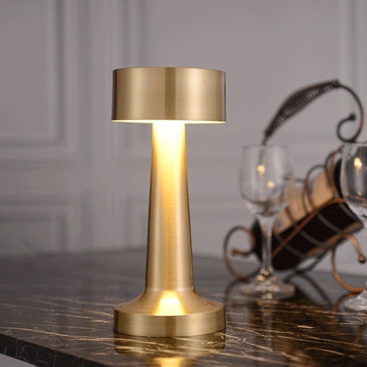 Cylinder Rechargeable LED Table Lamp – Touch Dimming, Cordless Design, Flicker-Free Eye Protection Light for Home & Office - Kalesh Monk