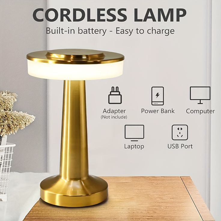 Rechargeable LED table lamp