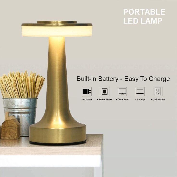 Rechargeable LED table lamp