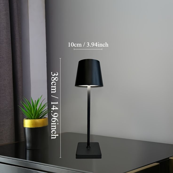 Rechargeable LED Touch Lamp for Desk & Bedside | Wireless Dimmable Table Light | Minimalist Home & Office Decor - Kalesh Monk