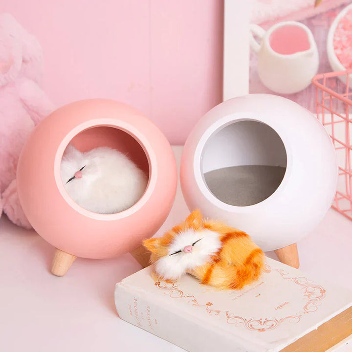 Cat House Night Light Lamp - Kalesh Monk