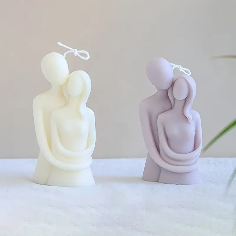 Hugging Couple Candle ( PACK OF 2 ) - Kalesh Monk