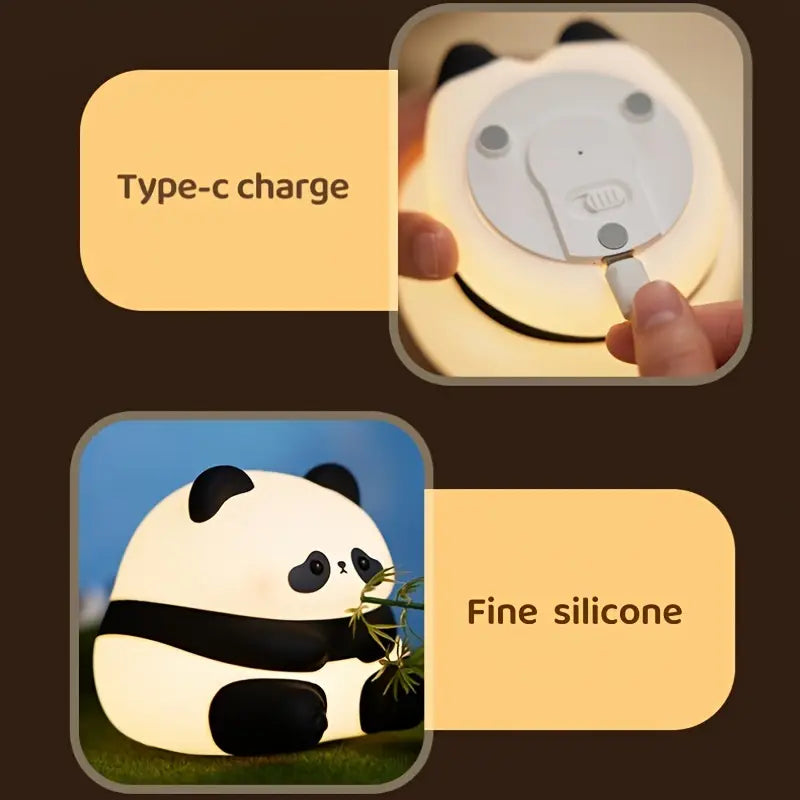 Squishy Shy Panda Lamp - Kalesh Monk