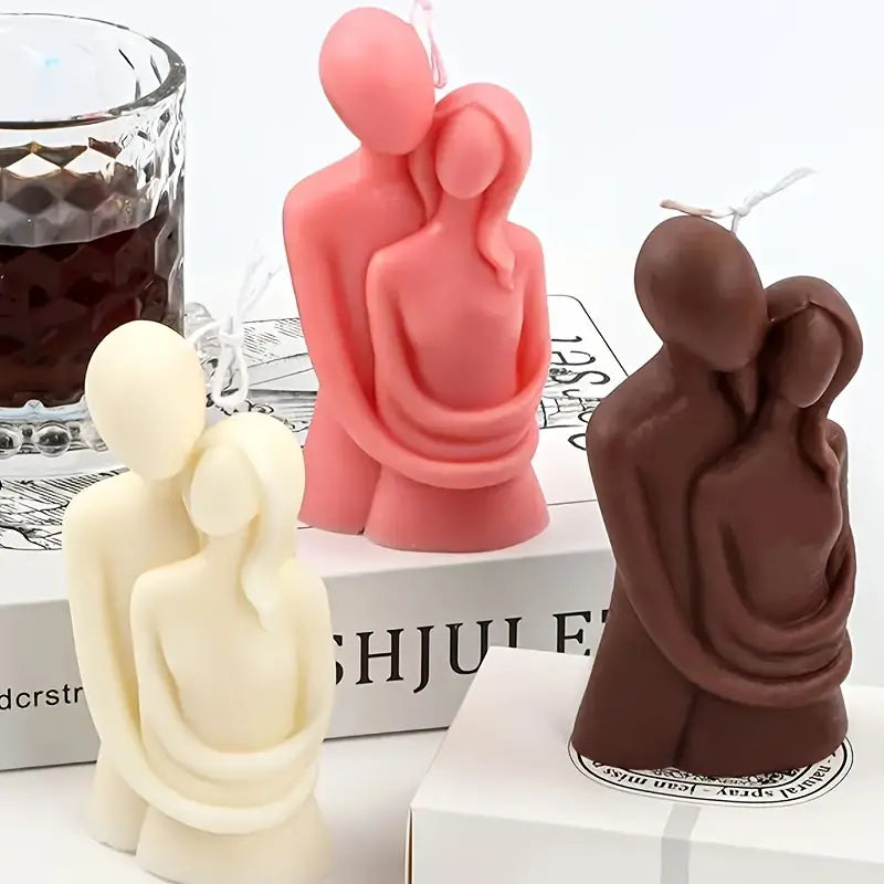 Hugging Couple Candle ( PACK OF 2 ) - Kalesh Monk