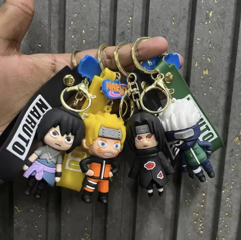 Naruto 6 Design Set 3D Keychain (12 Pieces in Packet)