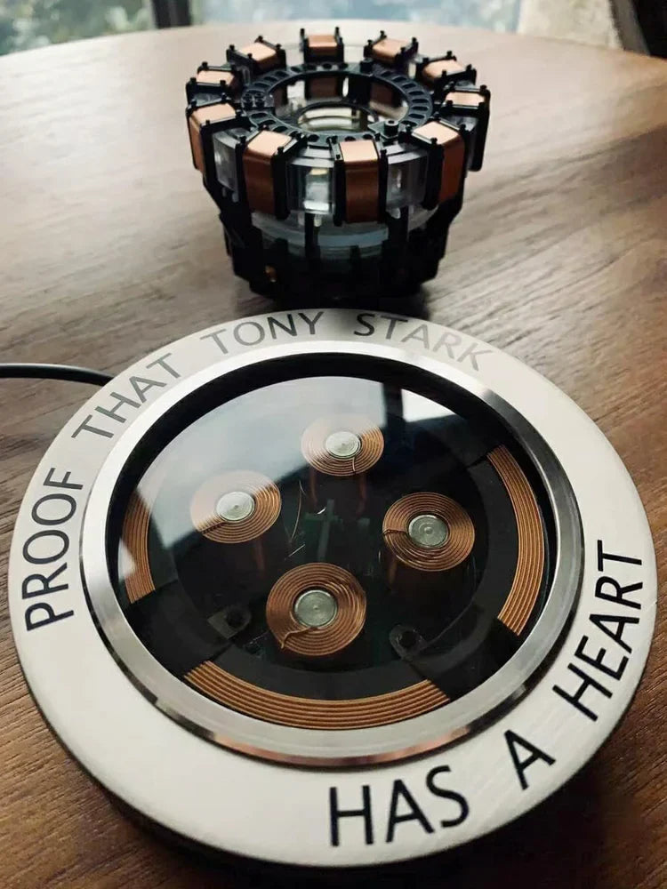 Floating Tony Stark 'S Heart LED Lamp for Marvel & Avengers Fans